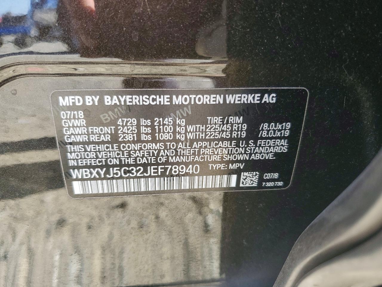2018 BMW X2