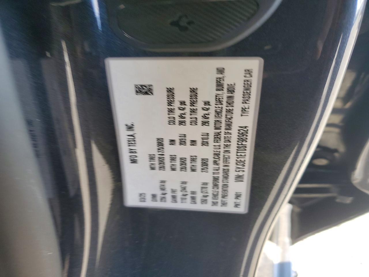 2025 TESLA MODEL 3