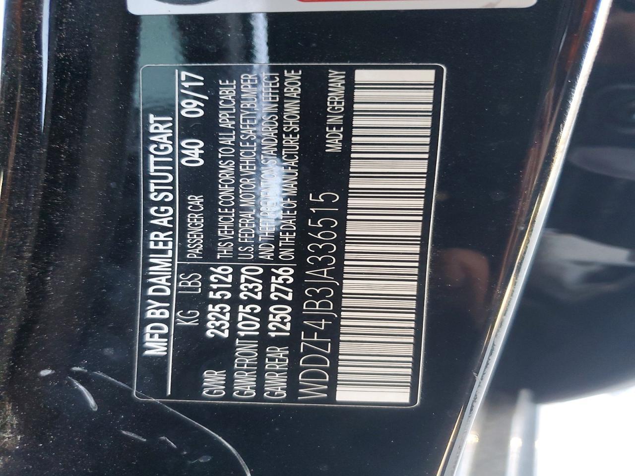 2018 MERCEDES-BENZ E-Class