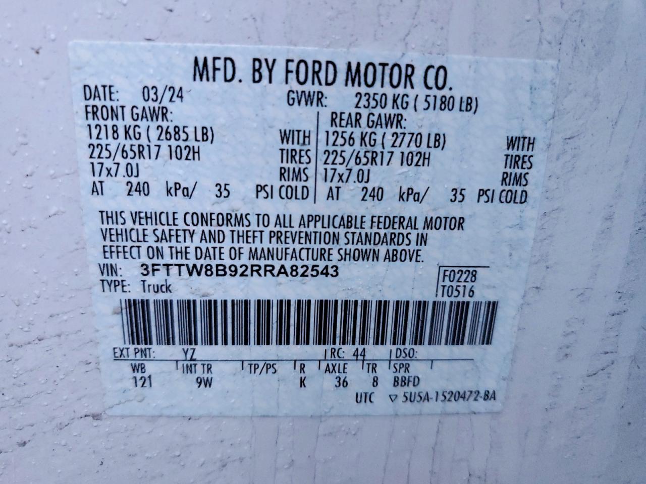 2024 FORD Maverick