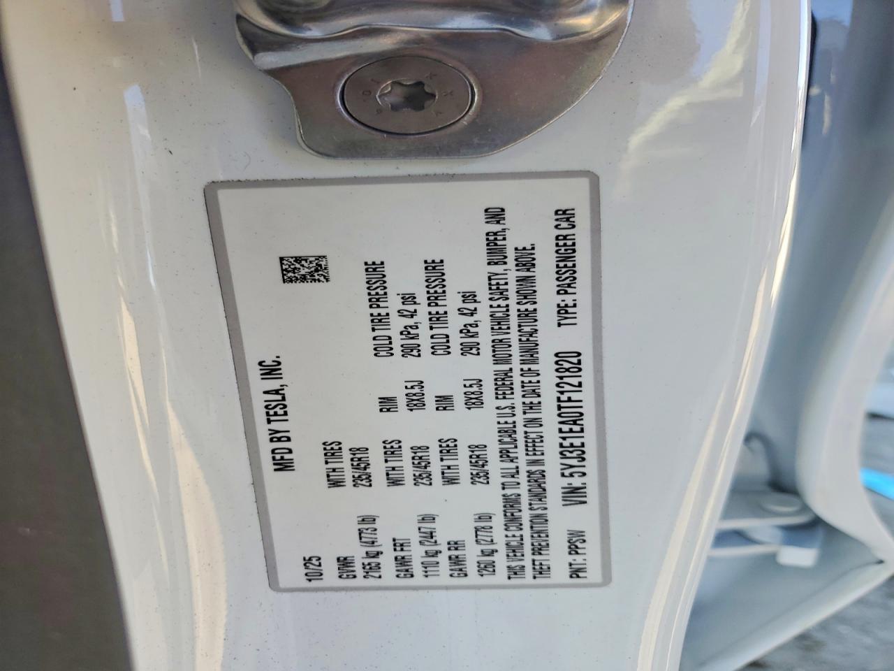2026 TESLA MODEL 3