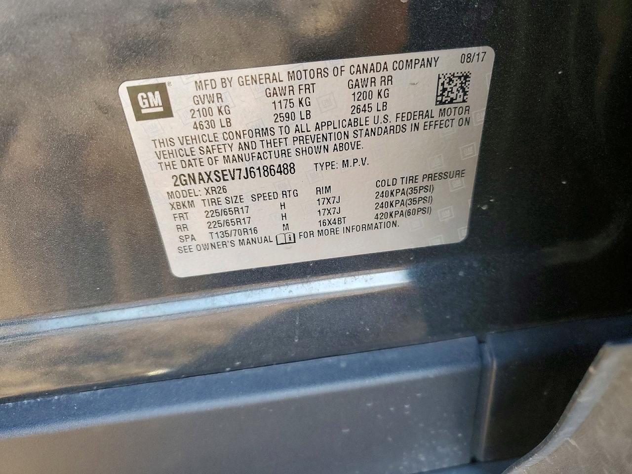 2018 CHEVROLET EQUINOX