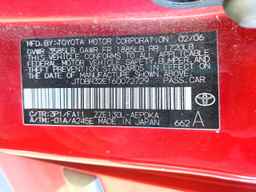 2006 TOYOTA COROLLA