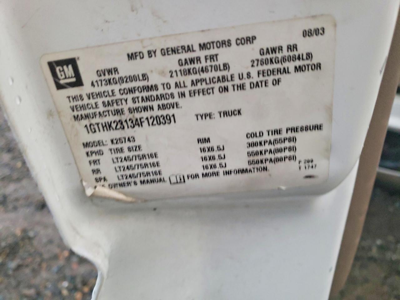 2004 GMC Sierra