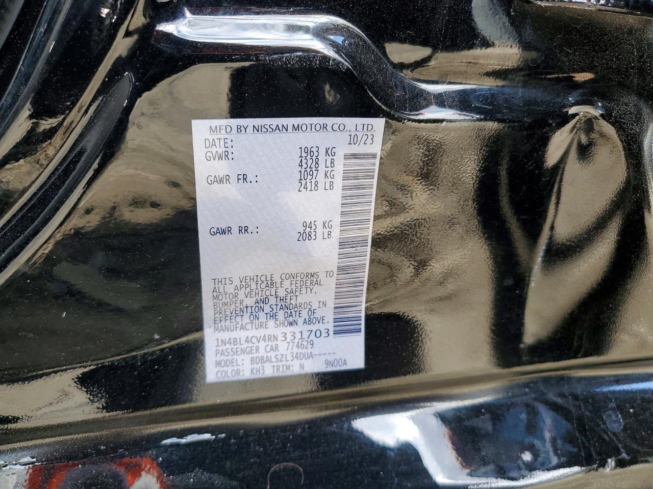 2024 NISSAN ALTIMA