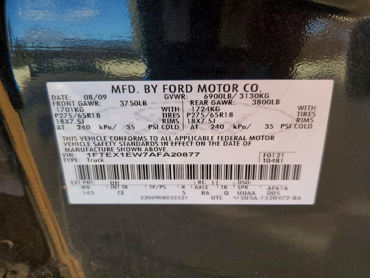 2010 FORD F-150