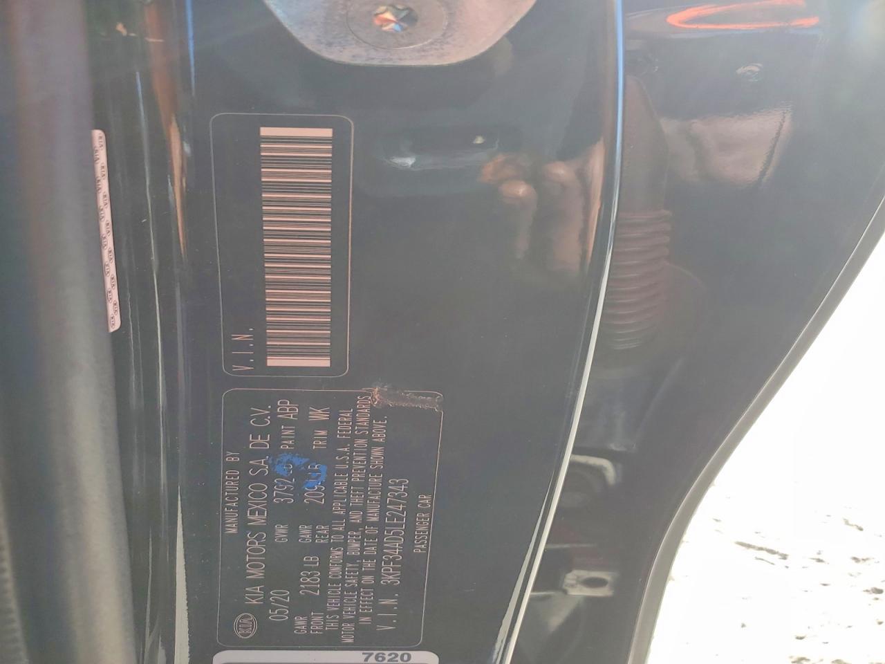 2020 KIA FORTE