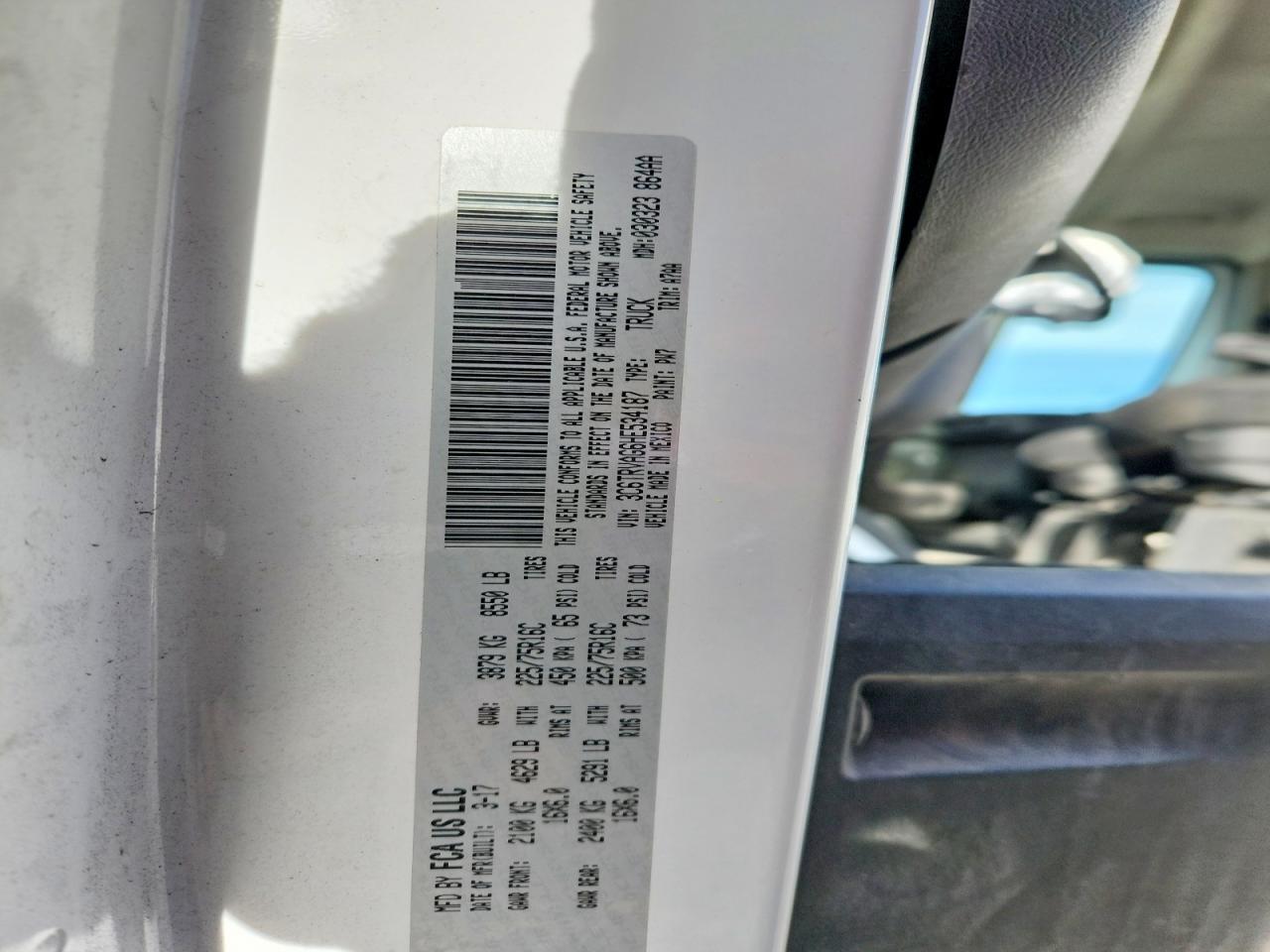 2017 RAM ProMaster 1500