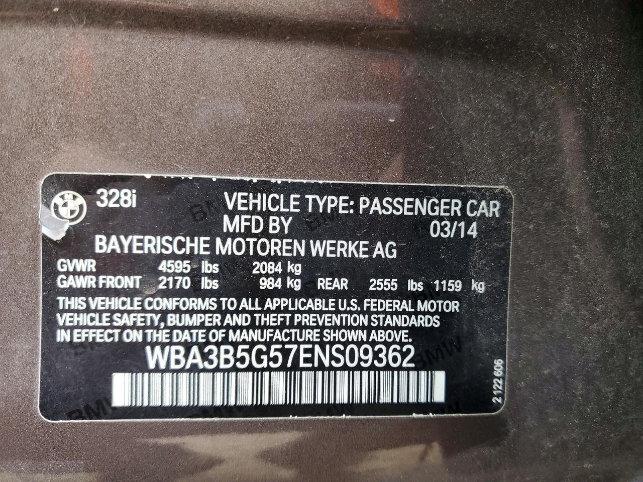 2014 BMW 3 SERIES