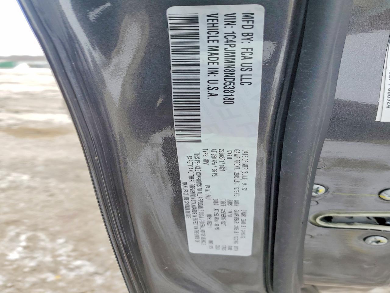 2022 JEEP CHEROKEE