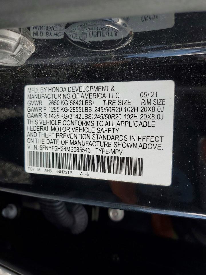 2021 HONDA PILOT