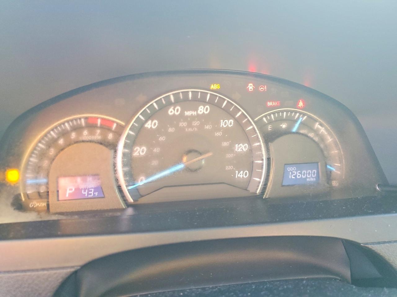 2012 TOYOTA CAMRY