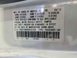 2014 HONDA ACCORD