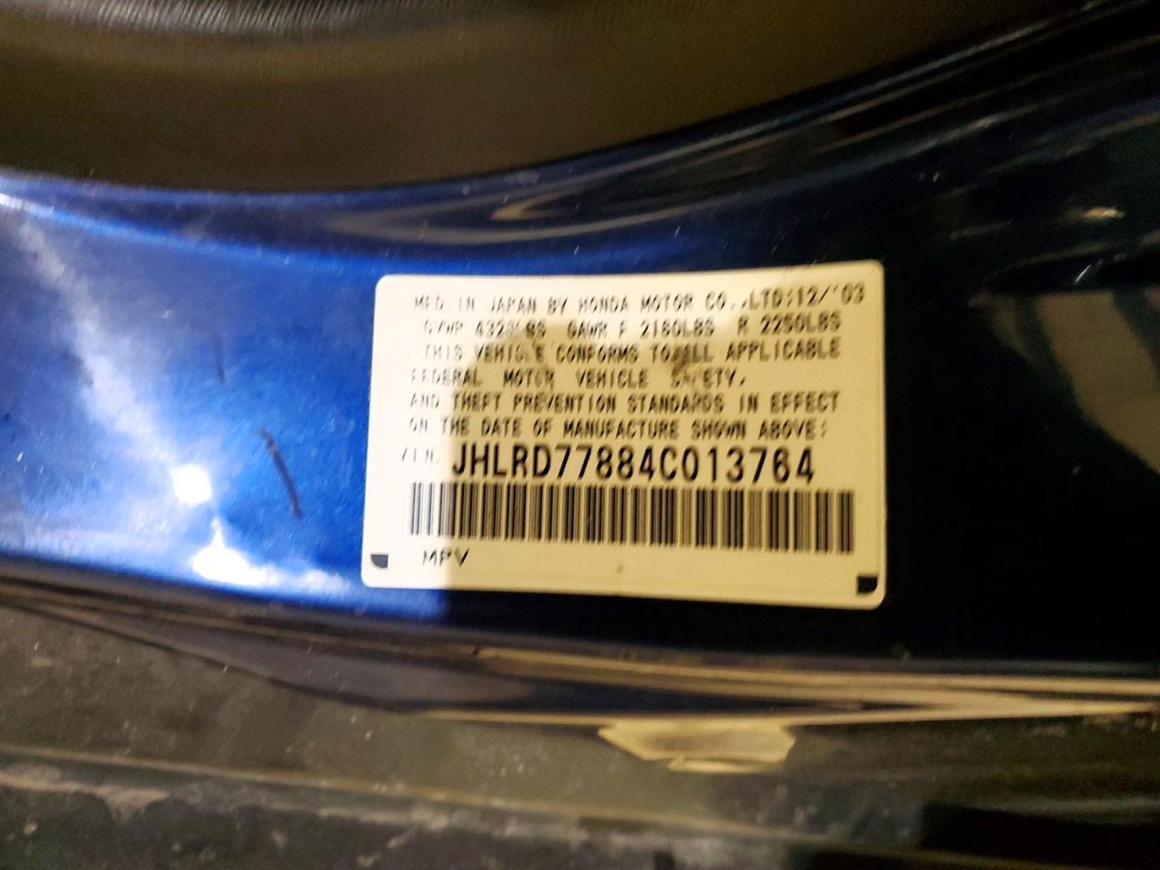 2004 HONDA CR-V