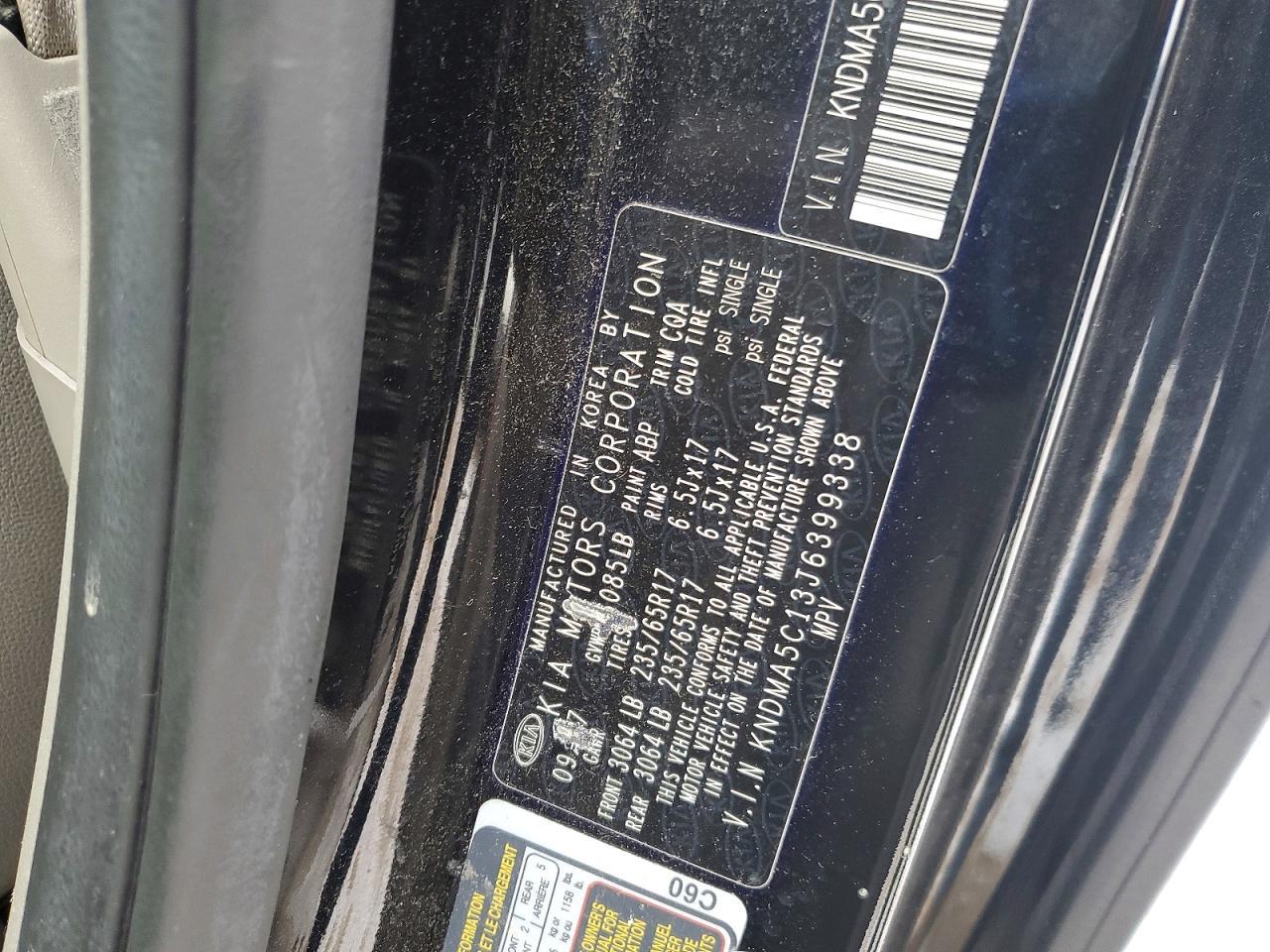 2018 KIA SEDONA
