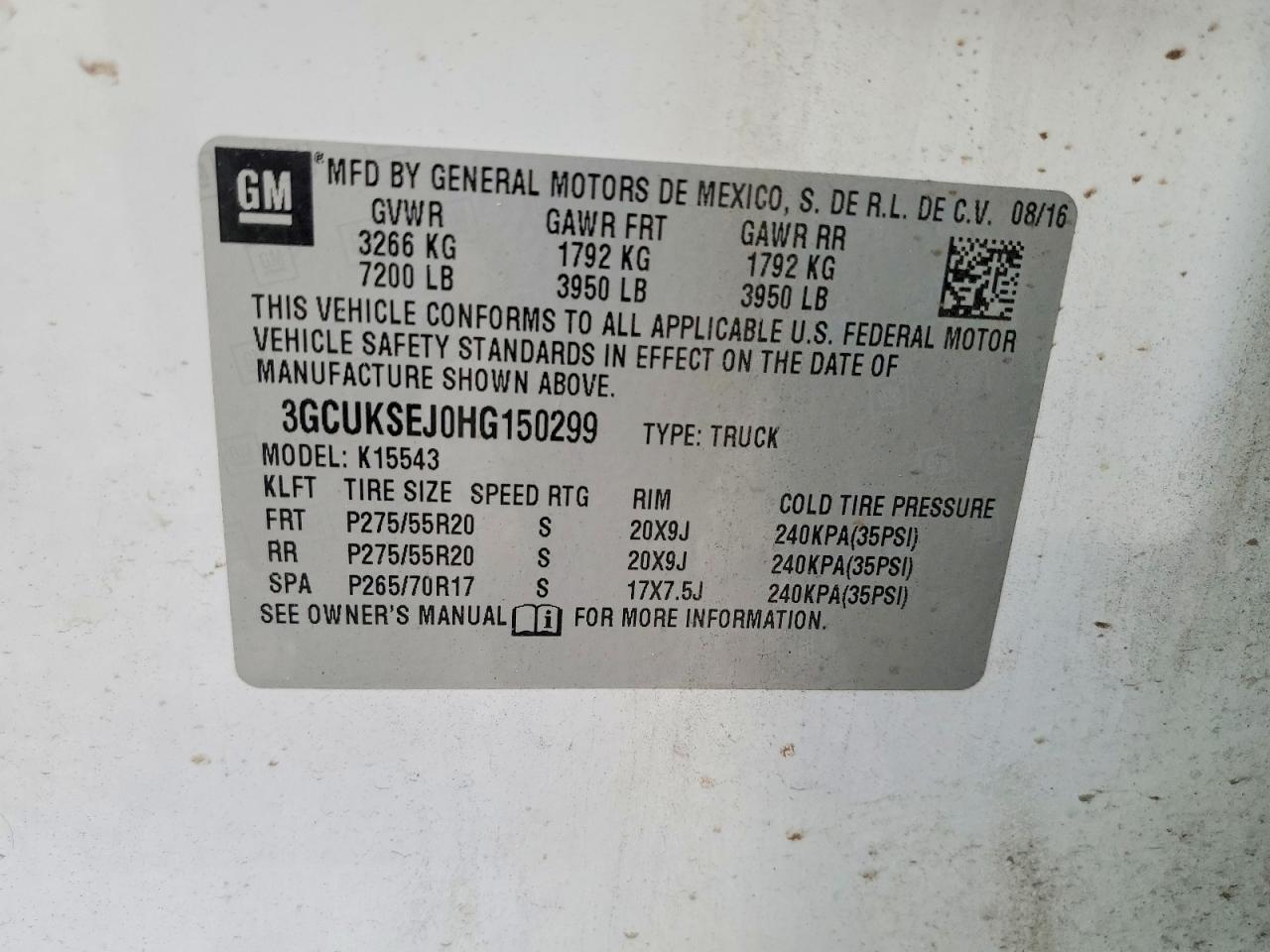 2017 CHEVROLET Silverado