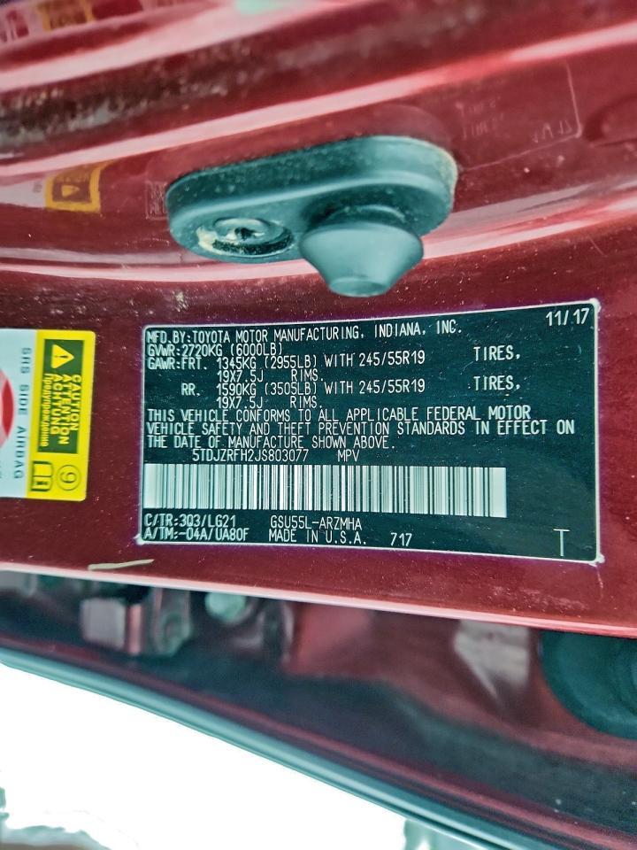 2018 TOYOTA HIGHLANDER