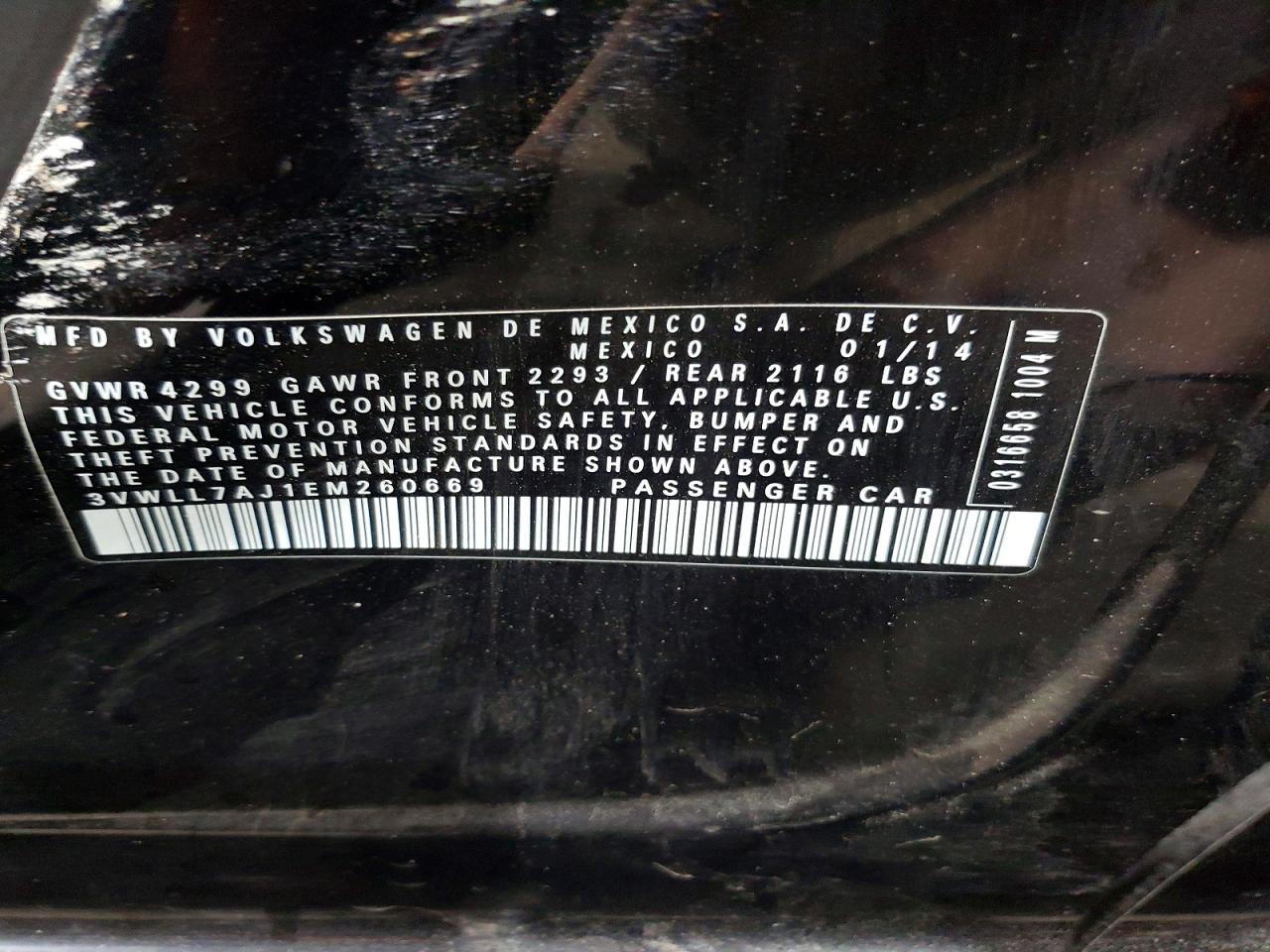 2014 VOLKSWAGEN JETTA
