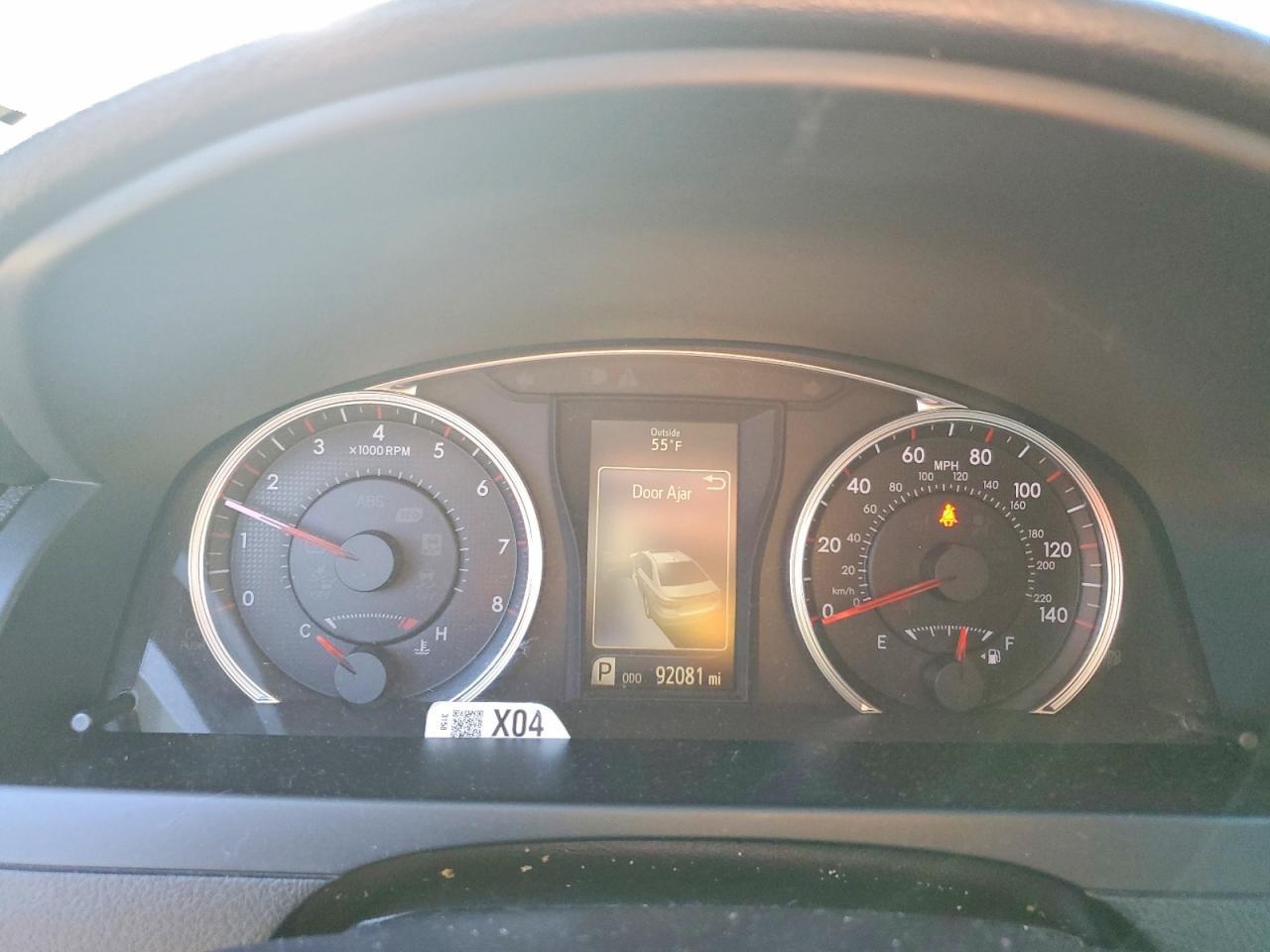 2016 TOYOTA CAMRY