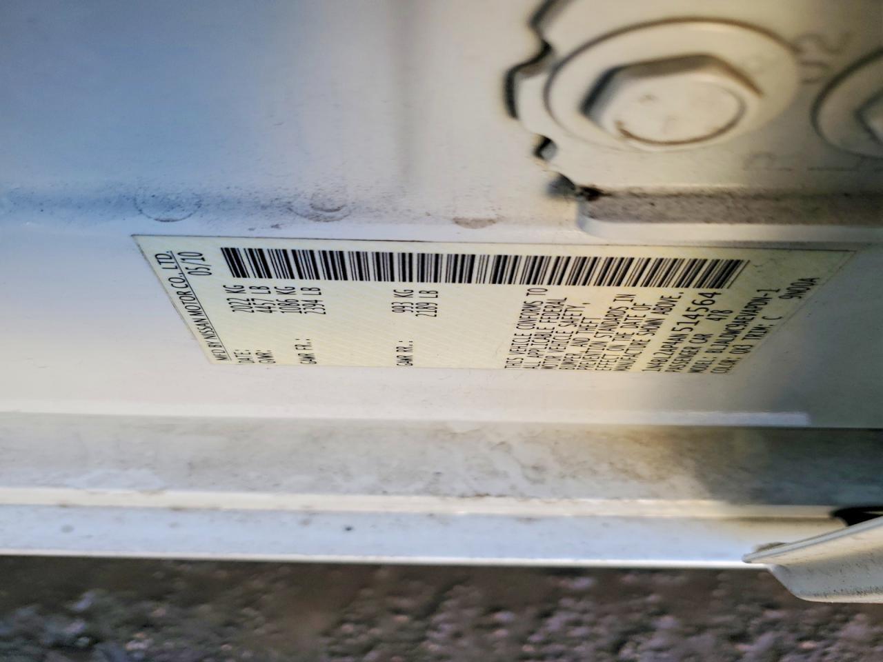 2010 NISSAN ALTIMA