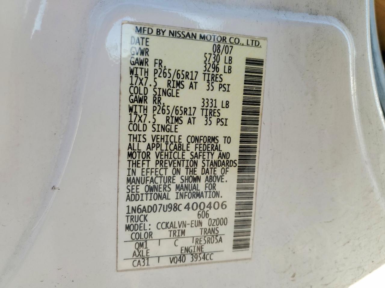 2008 NISSAN Frontier