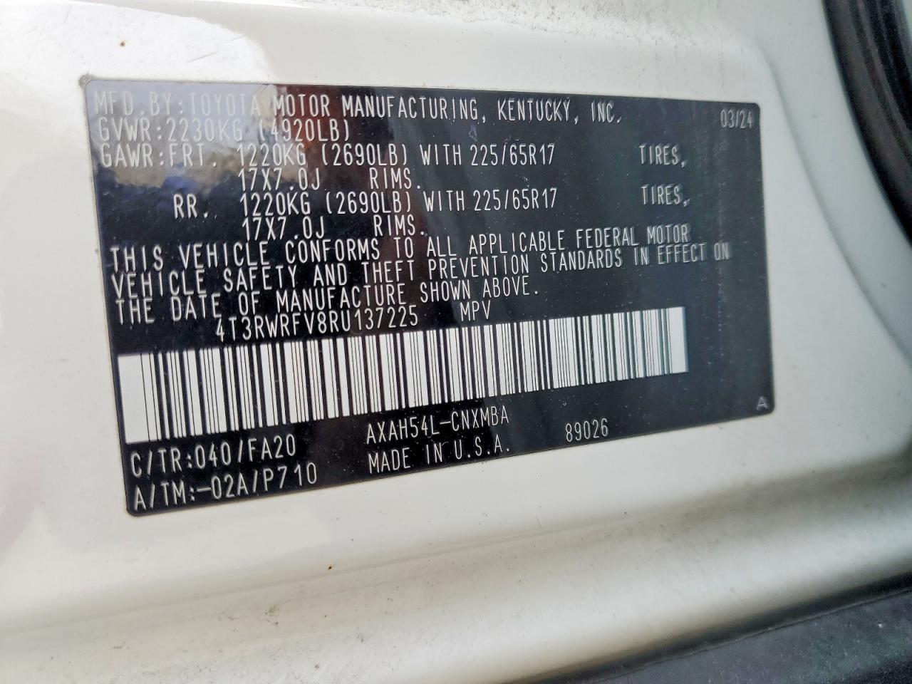 2024 TOYOTA RAV4