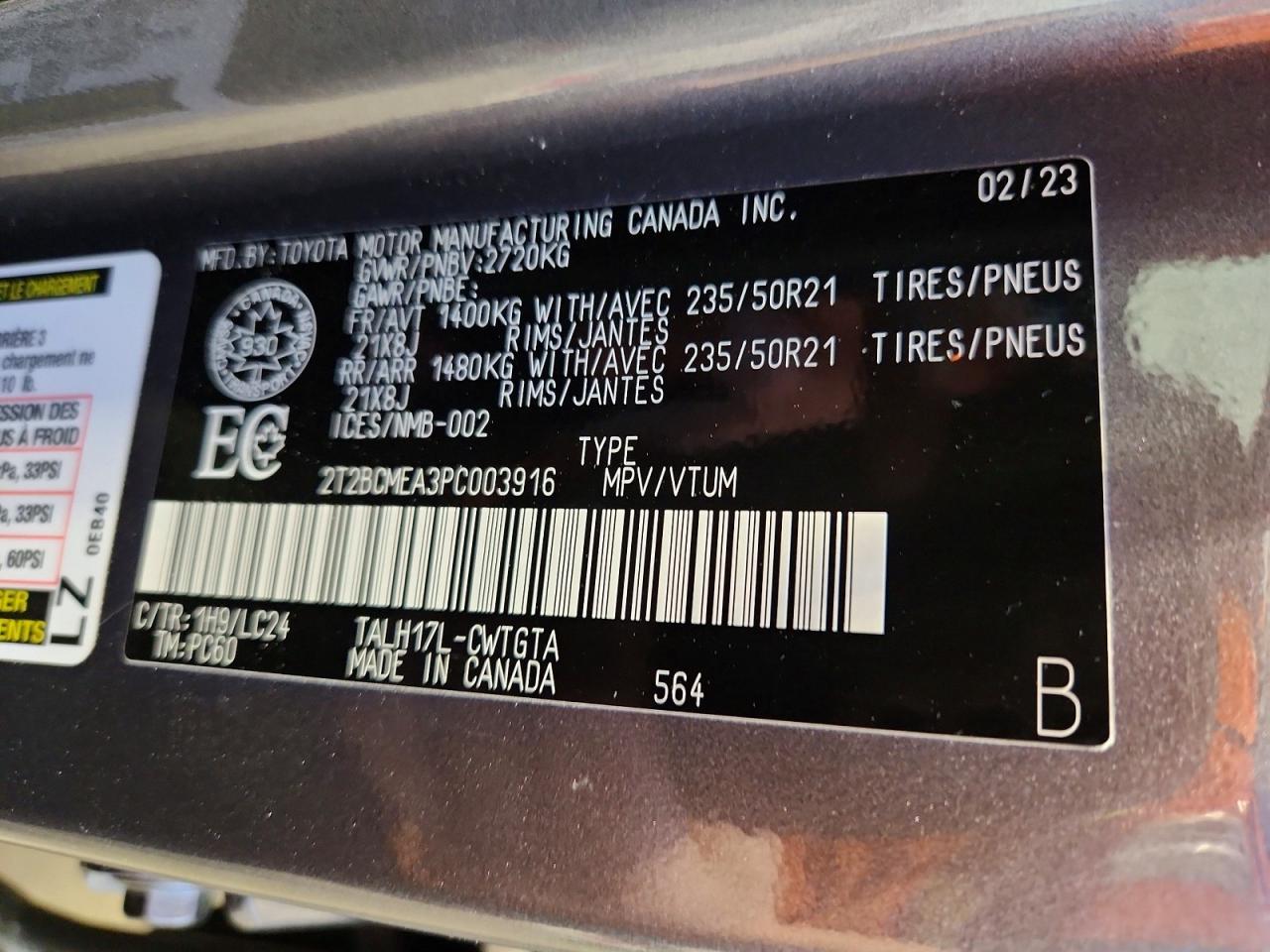 2023 LEXUS RX 500H