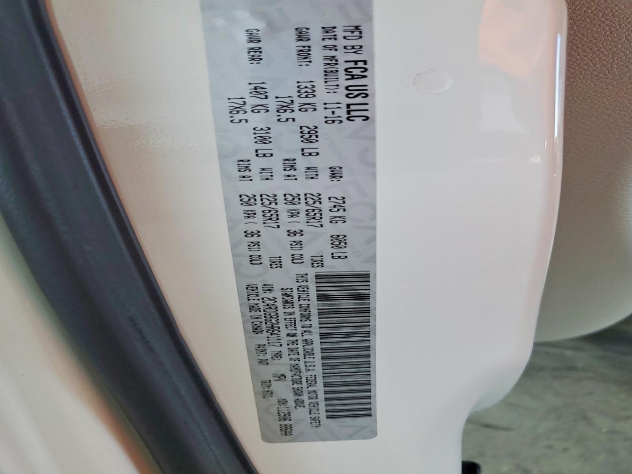 2017 DODGE GRAND CARAVAN