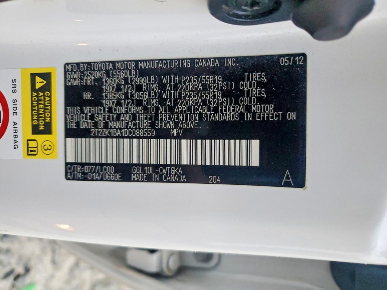 2013 LEXUS RX 350