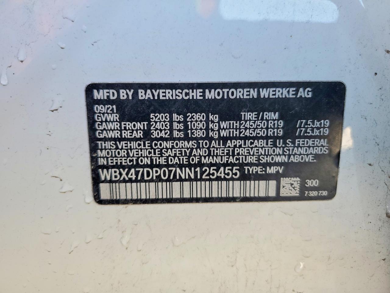 2022 BMW X3