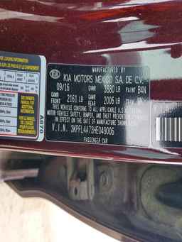 2017 KIA FORTE