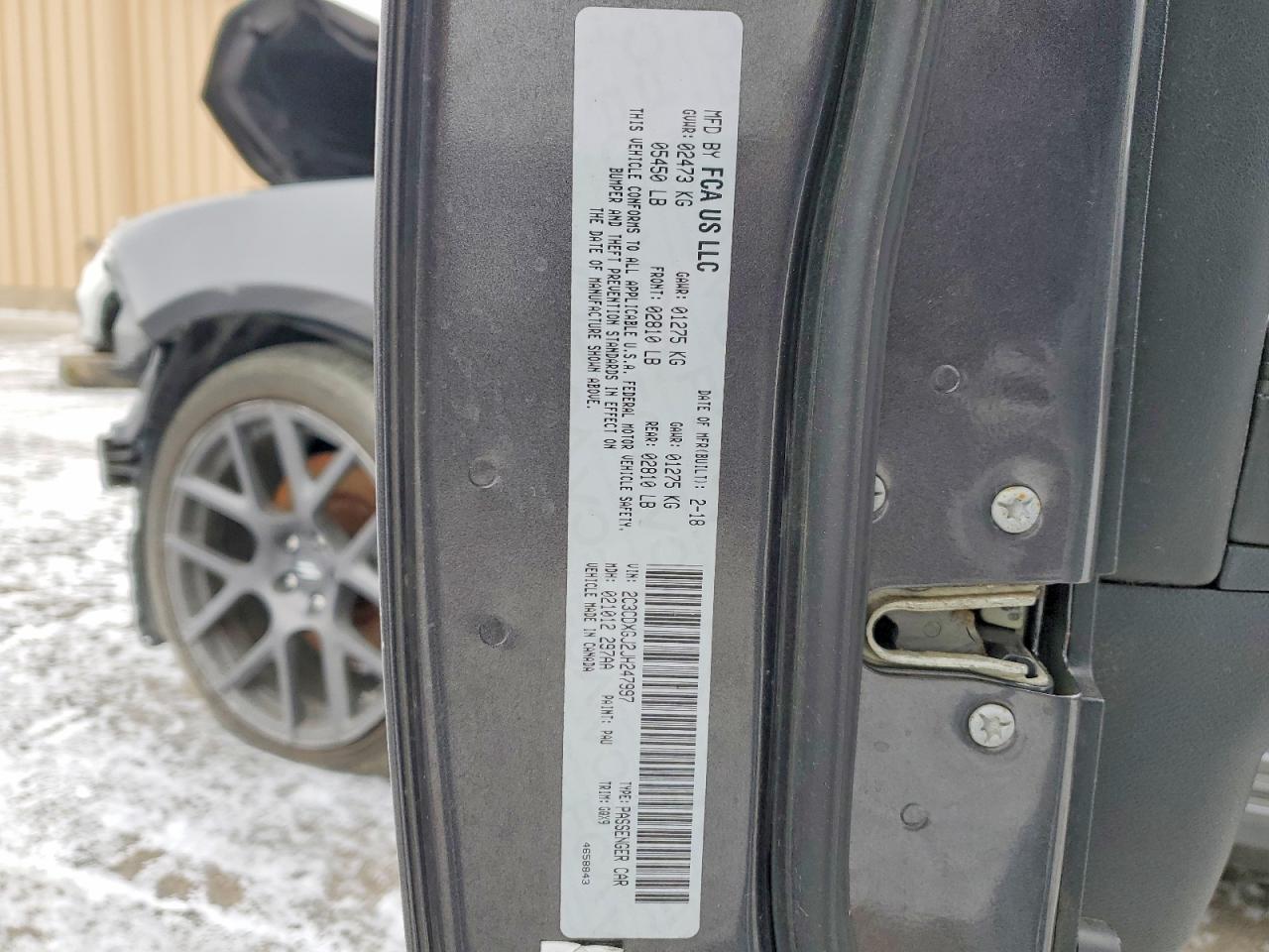 2018 DODGE CHARGER
