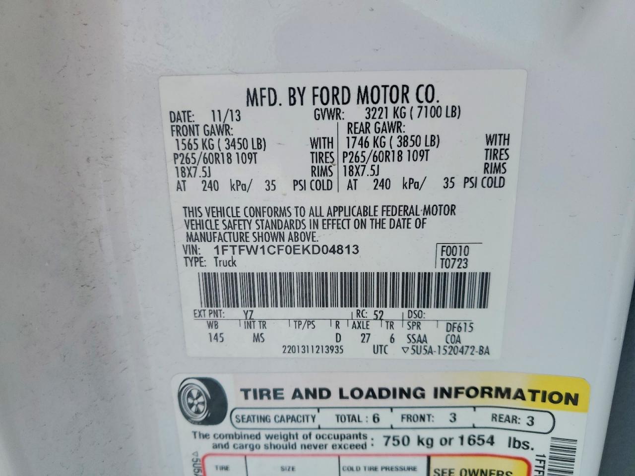 2014 FORD F-150