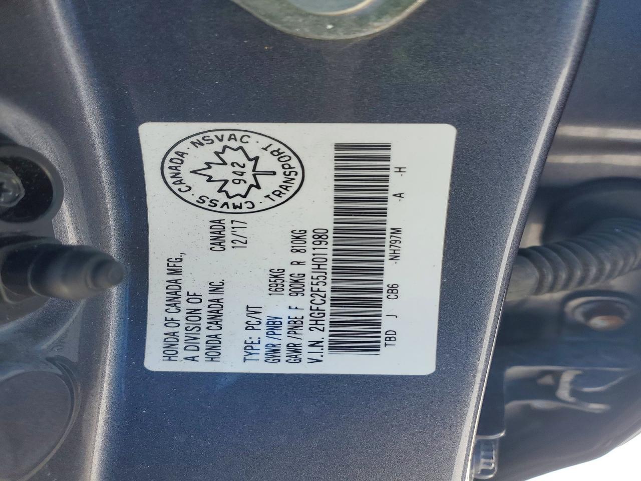 2018 HONDA CIVIC