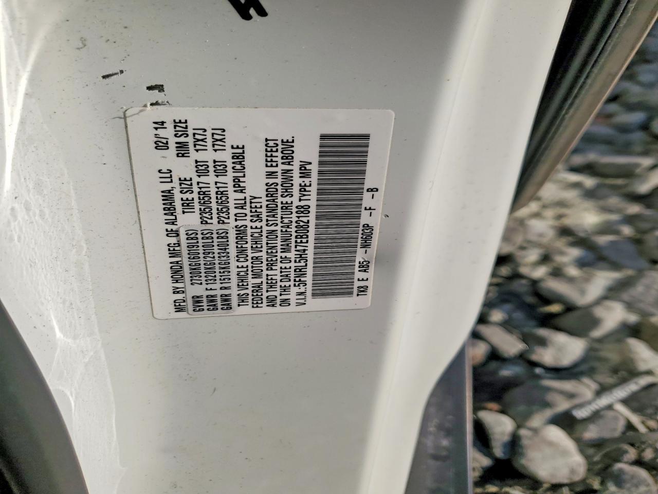 2014 HONDA ODYSSEY