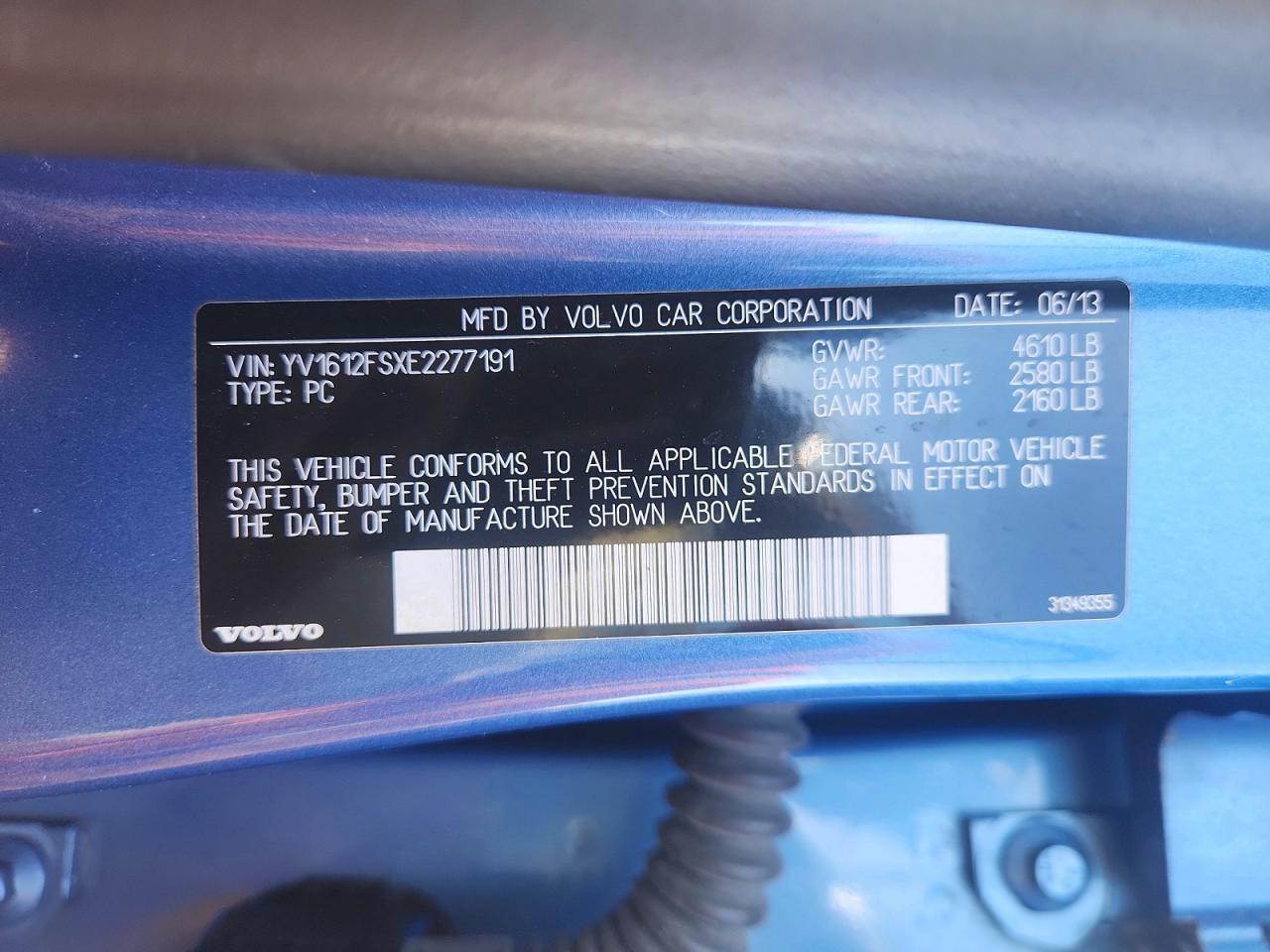 2014 VOLVO S60