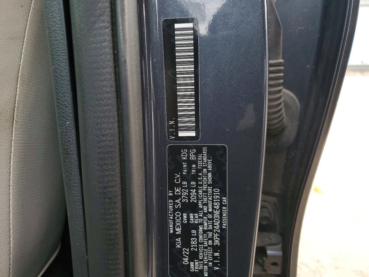 2022 KIA FORTE