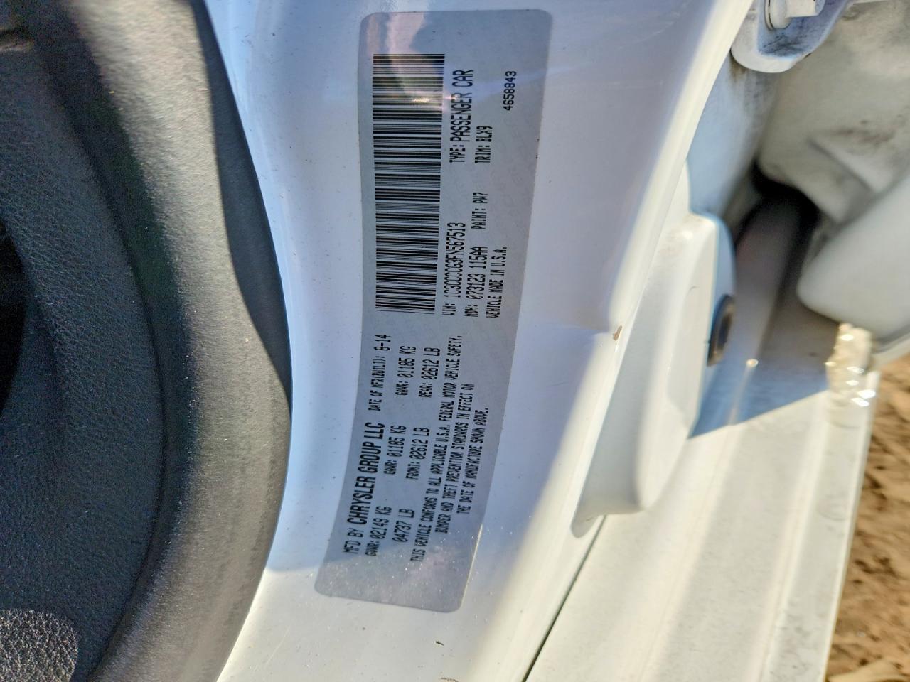 2015 CHRYSLER 200