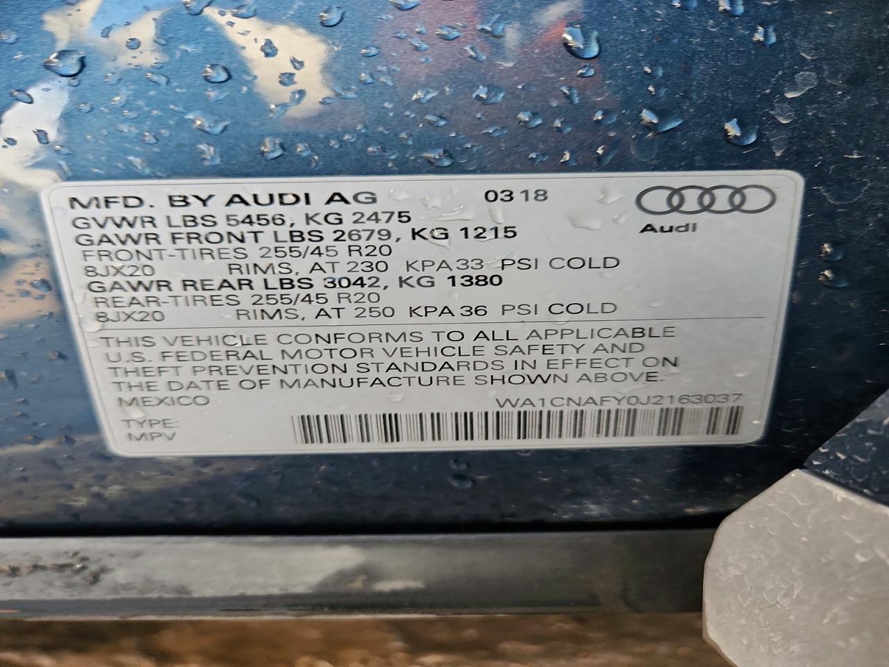 2018 AUDI Q5