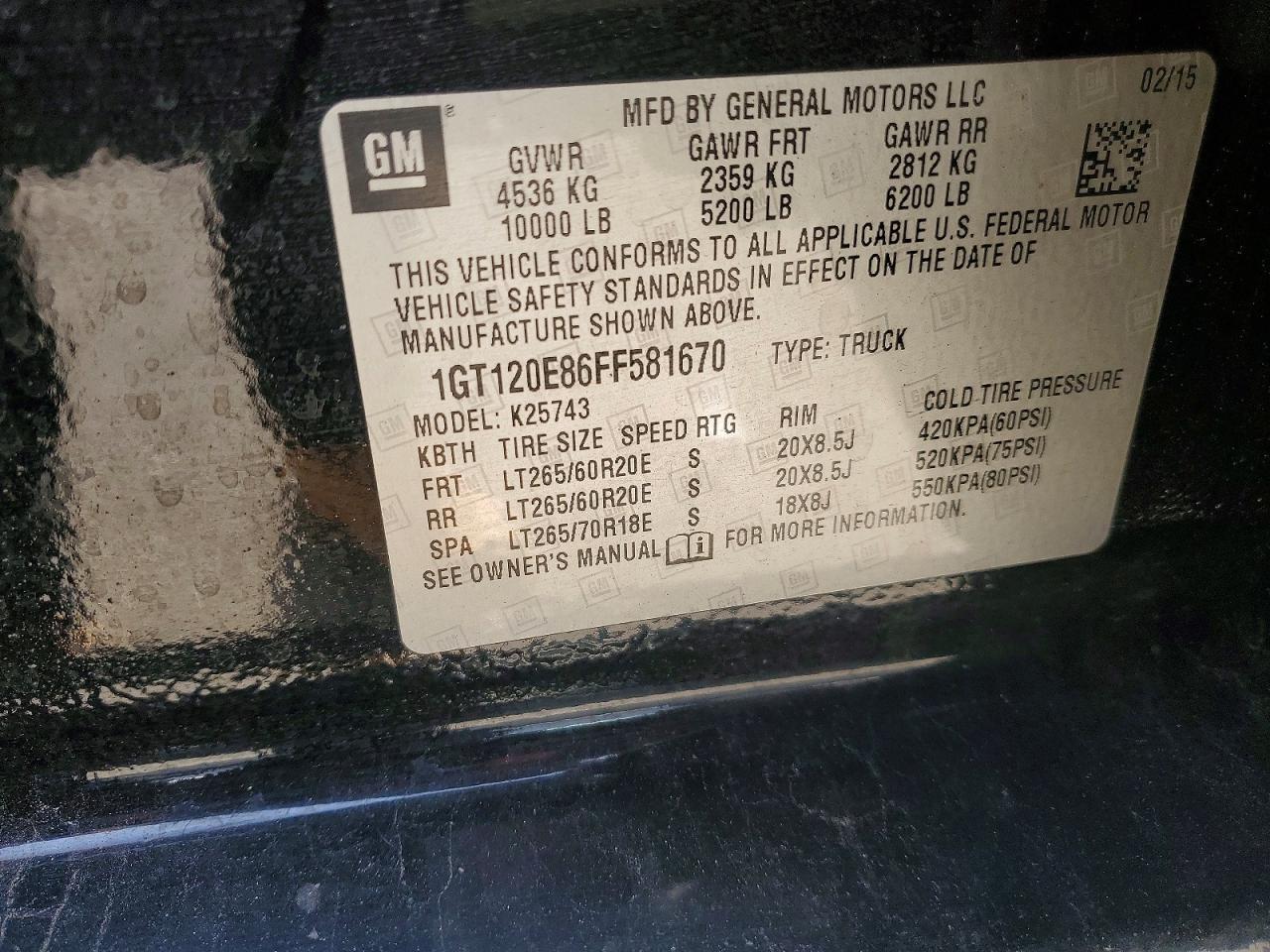 2015 GMC Sierra