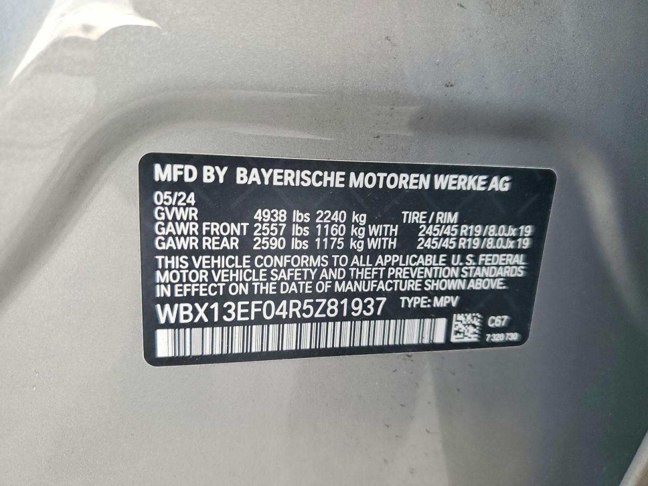 2024 BMW X1
