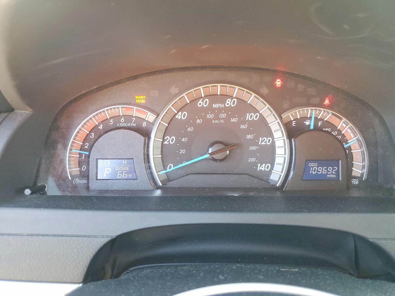 2012 TOYOTA CAMRY