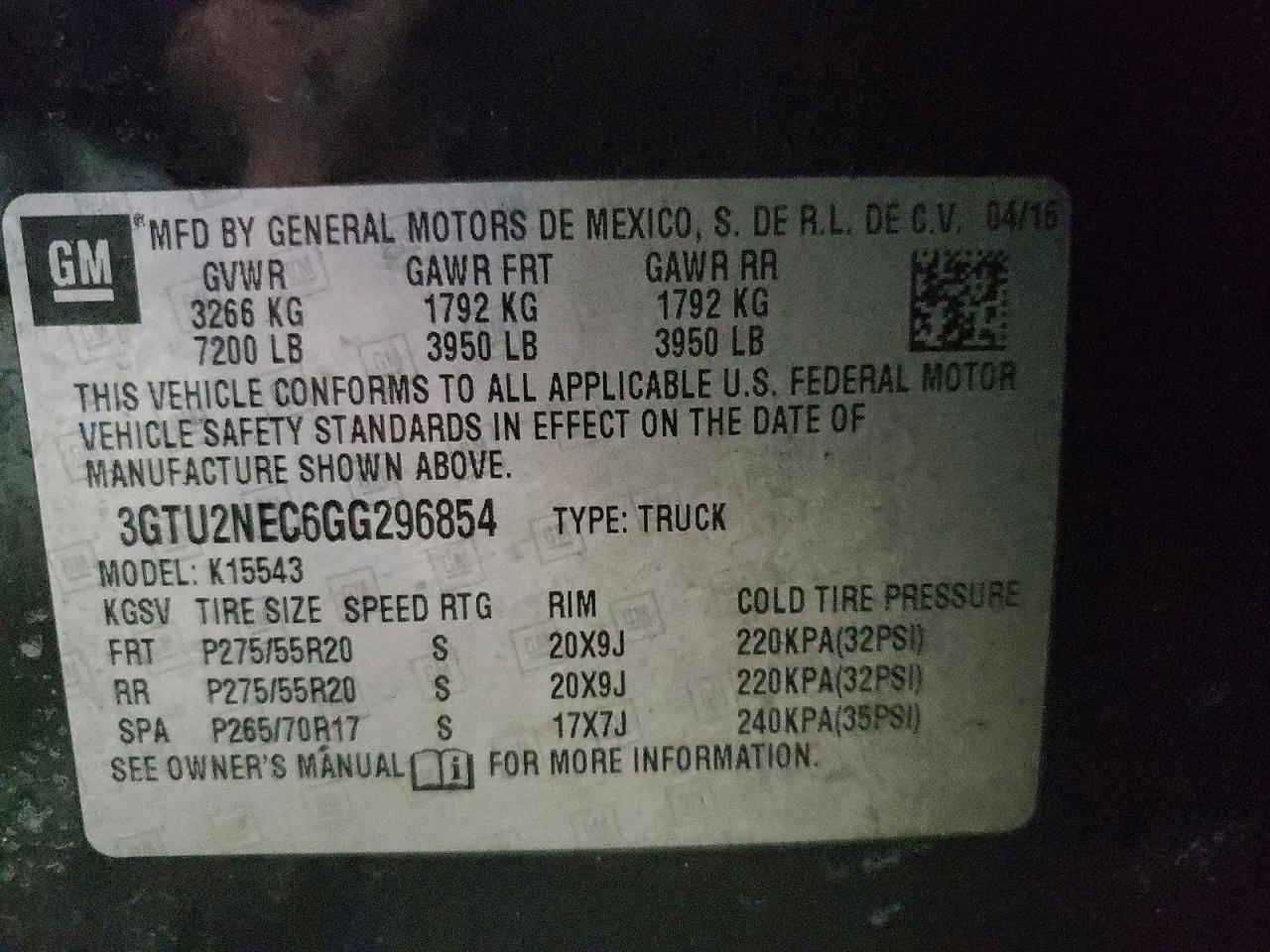 2016 GMC Sierra