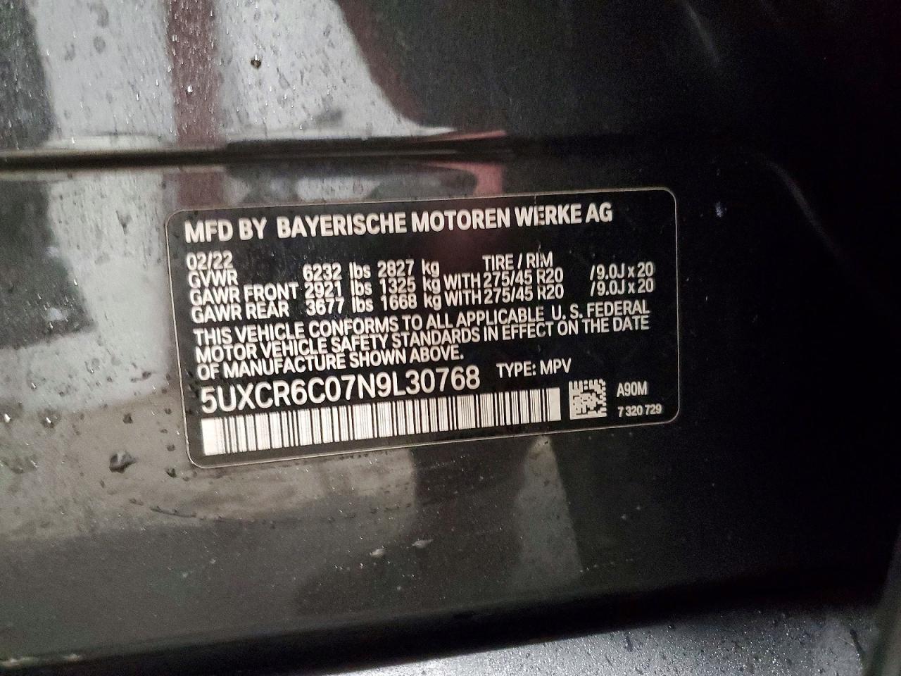 2022 BMW X5