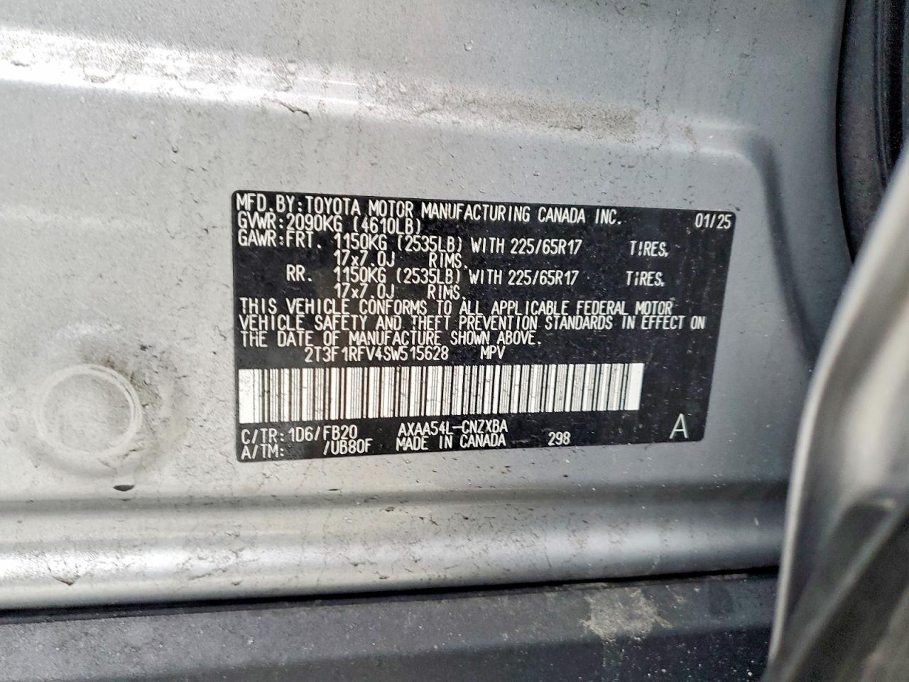 2025 TOYOTA RAV4