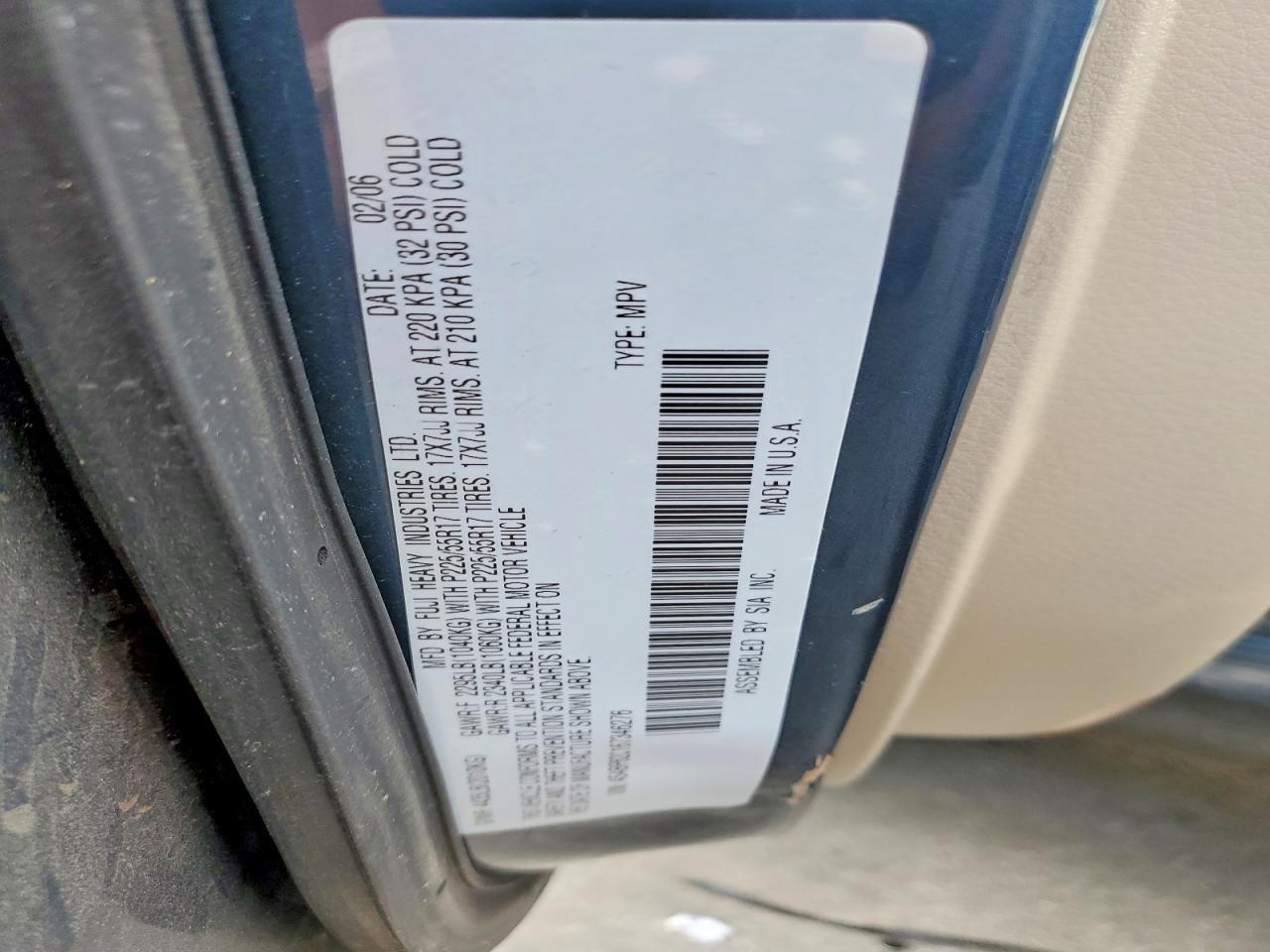 2006 SUBARU Legacy