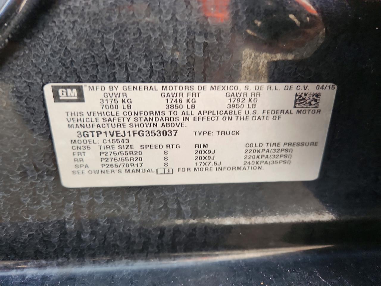 2015 GMC Sierra