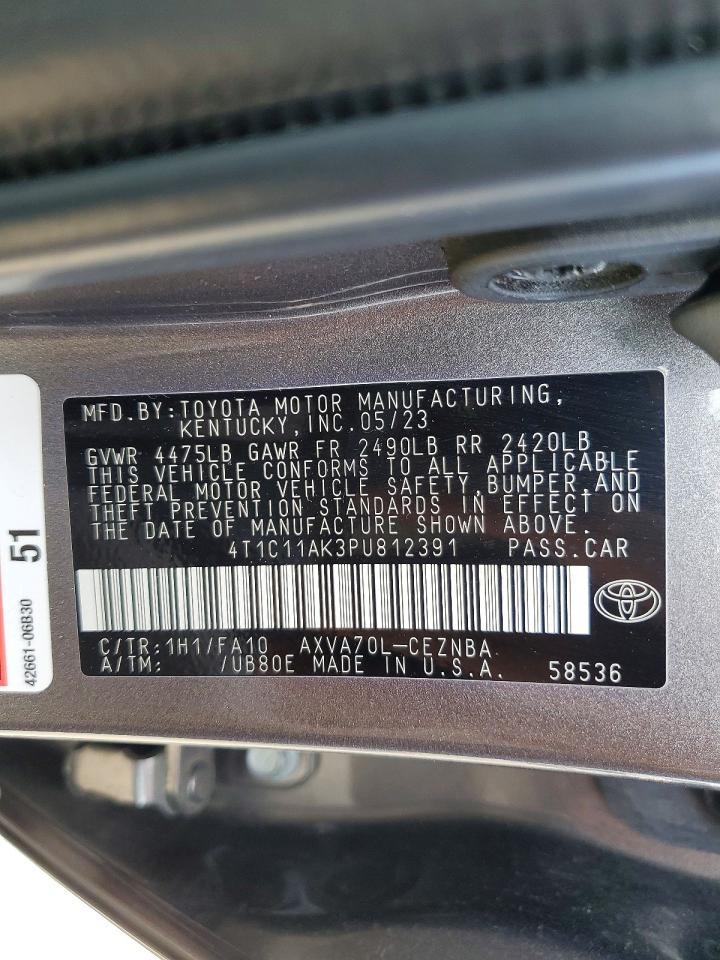 2023 TOYOTA CAMRY