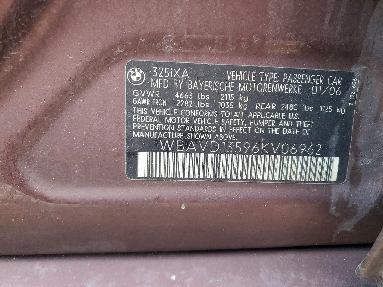 2006 BMW 3 SERIES