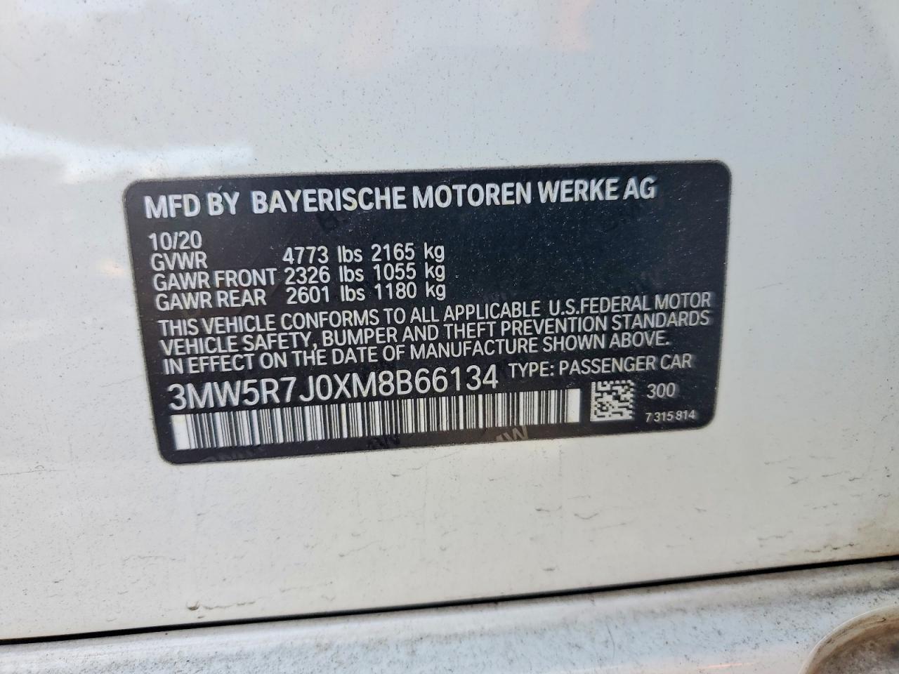 2021 BMW 3 SERIES